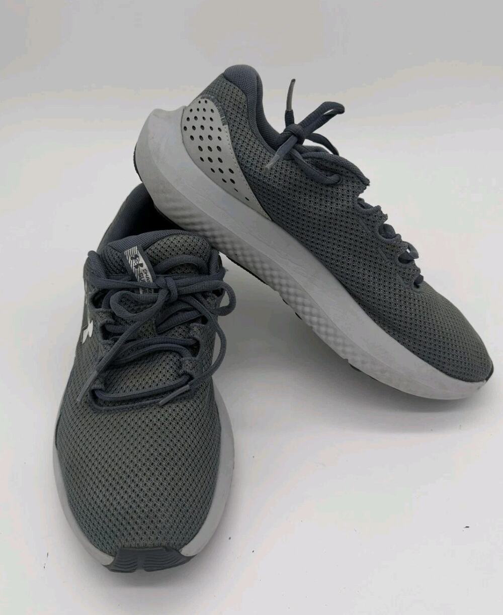 Under Armour Men's Running Shoes 9 Gray UA Charged Surge 4 Sneakers 3027000-044